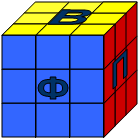 Обозначения граней (сторон) кубика Рубика